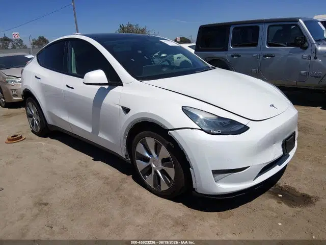 5YJYGDEE7MF217370 — 2021 Tesla Model Y Long Range Dual Motor ALL-Wheel Drive, Задняя часть (Rear), фото до ремонта