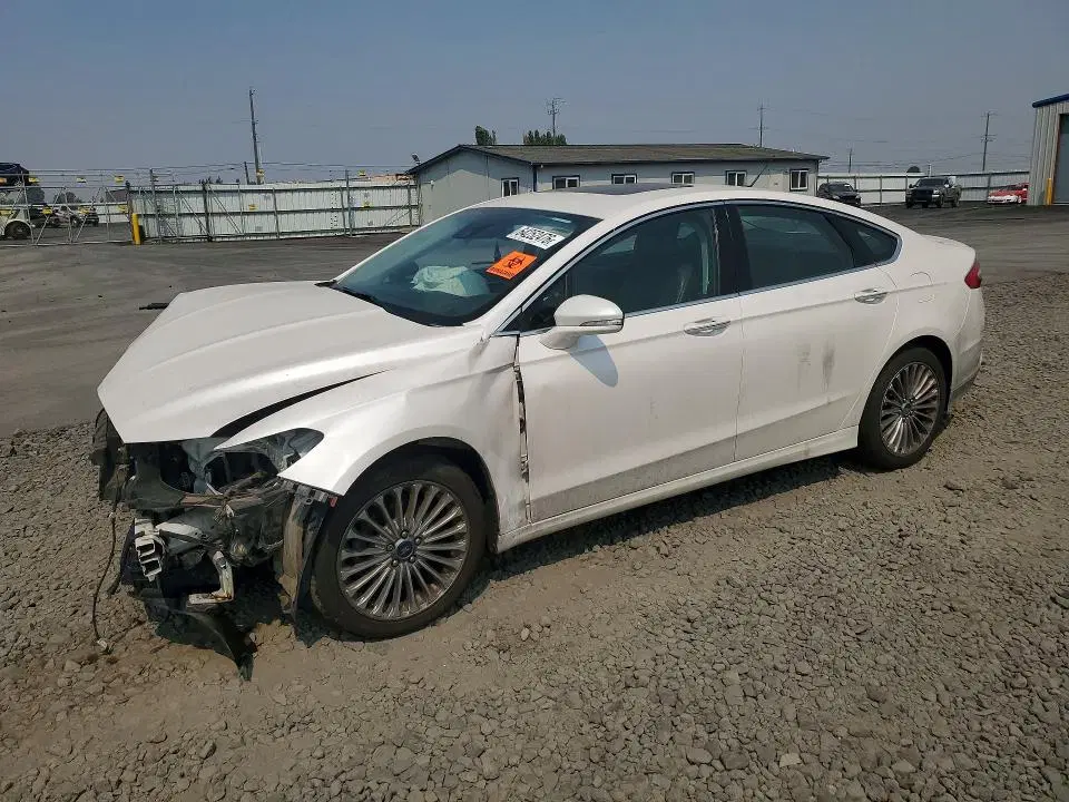 3FA6P0D98ER222720 — 2014 Ford Fusion, Передняя часть (Front End), фото до ремонта