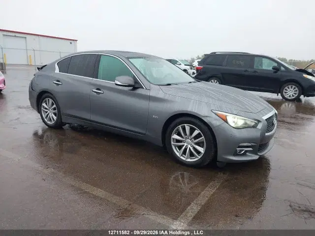 JN1EV7AR7HM835498 — 2017 Infiniti Q50 3.0T, Задняя часть (Rear), фото до ремонта
