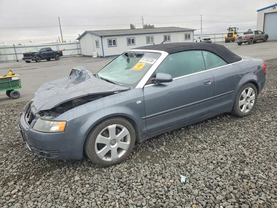 WAUDT48H04K023702 — 2004 Audi A4, Передняя часть (Front End), фото до ремонта