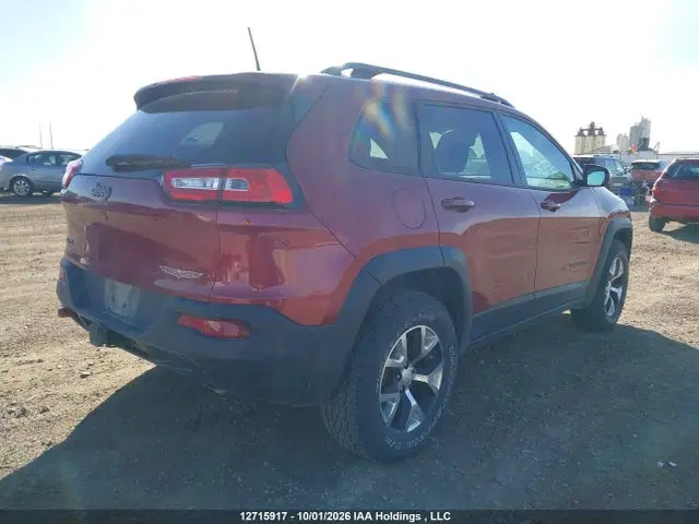2017 Jeep Cherokee Trailhawk VIN 1C4PJMBSXHD225516 фото 4