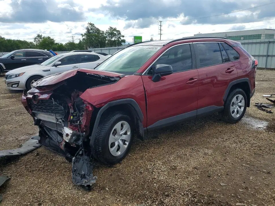 JTMF1RFV4KD037496 — 2019 Toyota RAV4, Передняя часть, фото до ремонта