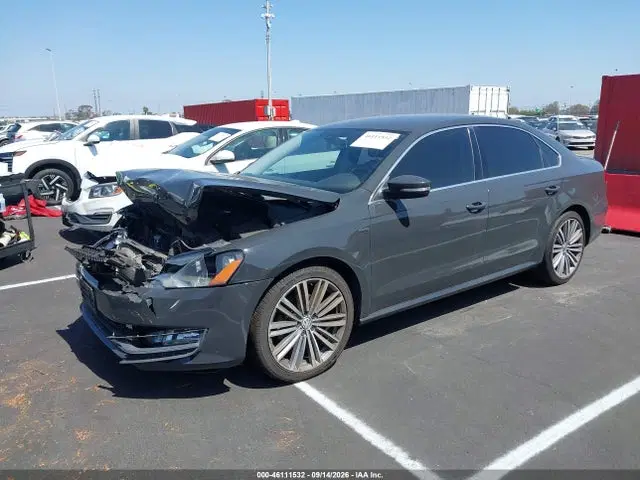 2015 Volkswagen Passat 1.8t Sport VIN 1VWBT7A3XFC014266 фото 2