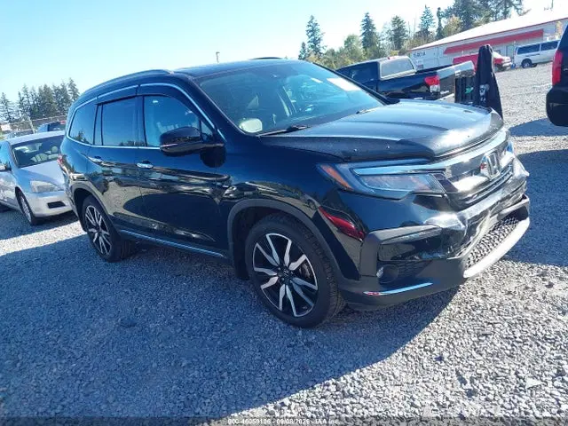 5FNYF6H95MB053971 — 2021 Honda Pilot AWD Touring 8 Passenger, Передняя часть, фото до ремонта