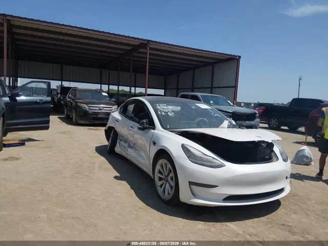 5YJ3E1EA4MF858679 — 2021 Tesla Model 3 Standard Range Plus Rear-Wheel Drive, Правый бок (Right Side), фото до ремонта