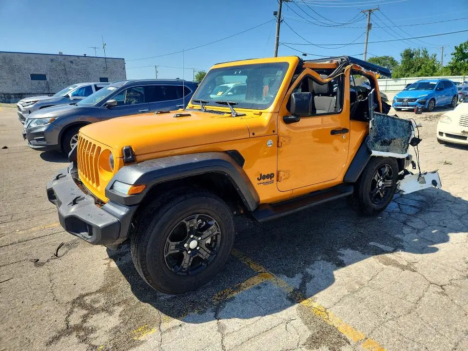 1C4GJXAN5MW671455 — 2021 Jeep Wrangler, Крыша (Top/Roof), фото до ремонта