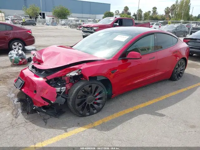 2022 Tesla Model 3 Performance Dual Motor All-wheel Drive VIN 5YJ3E1EC3NF131357 фото 2