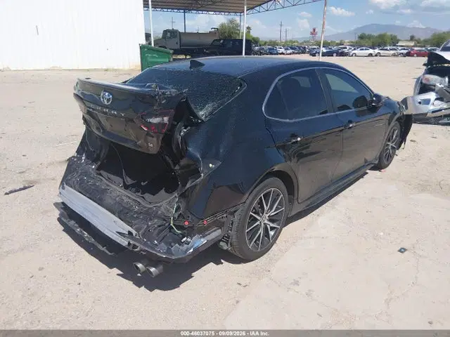 2021 Toyota CAMRY SE VIN 4T1G11AK1MU608007 фото 4