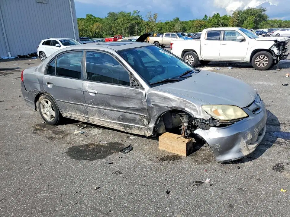 2005 HONDA CIVIC VIN 2HGES26785H539826 фото 4
