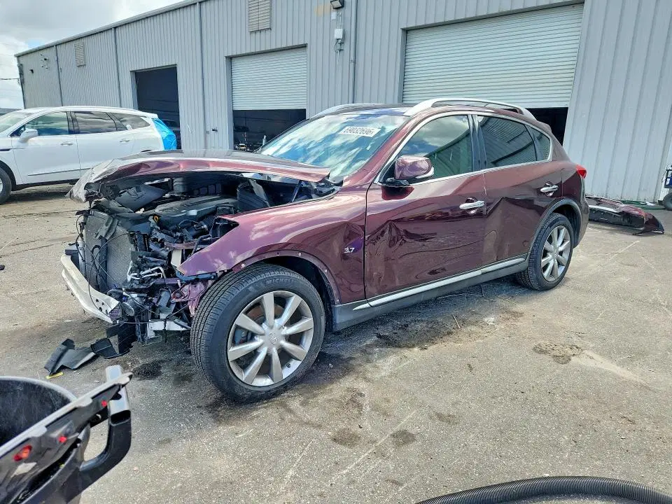 JN1BJ0RP4HM383311 — 2017 Infiniti QX50, Передняя часть (Front End), фото до ремонта