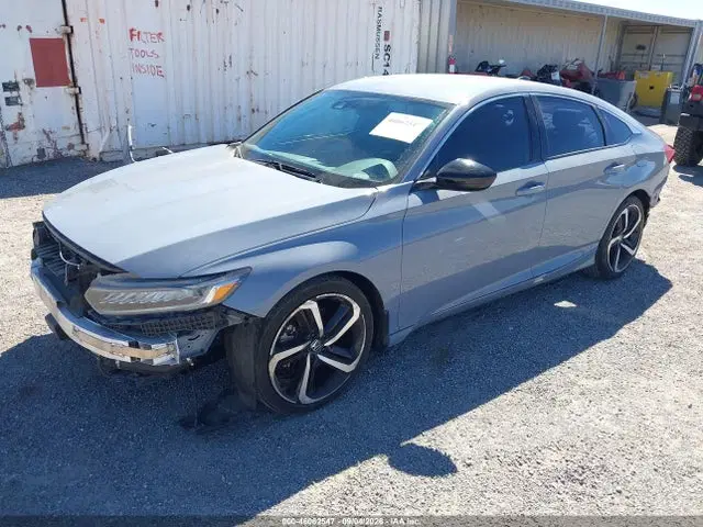 2022 Honda Accord Sport VIN 1HGCV1F3XNA044225 фото 2
