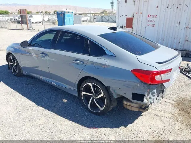 2022 Honda Accord Sport VIN 1HGCV1F3XNA044225 фото 3