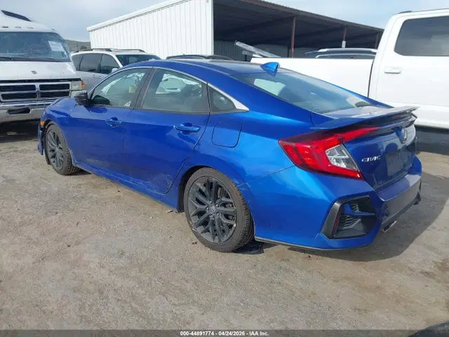 2020 Honda CIVIC SI SEDAN VIN 2HGFC1E54LH704120 фото 3