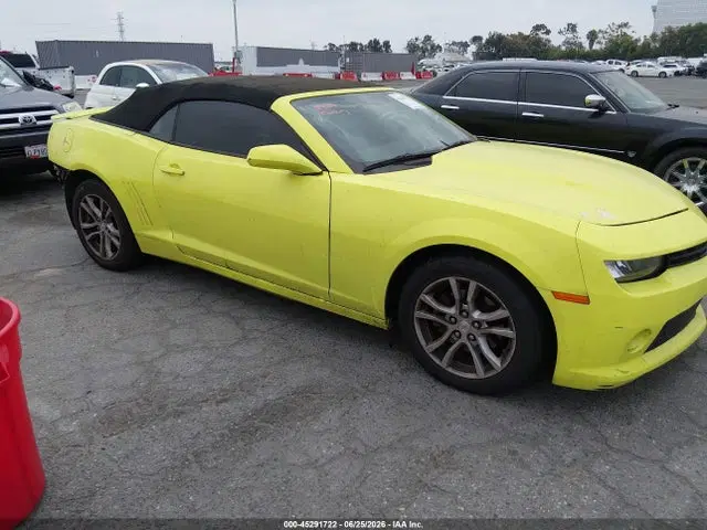 2G1FD3D35F9262141 — 2015 Chevrolet Camaro 1LT, Задняя часть слева (Left Rear), фото до ремонта