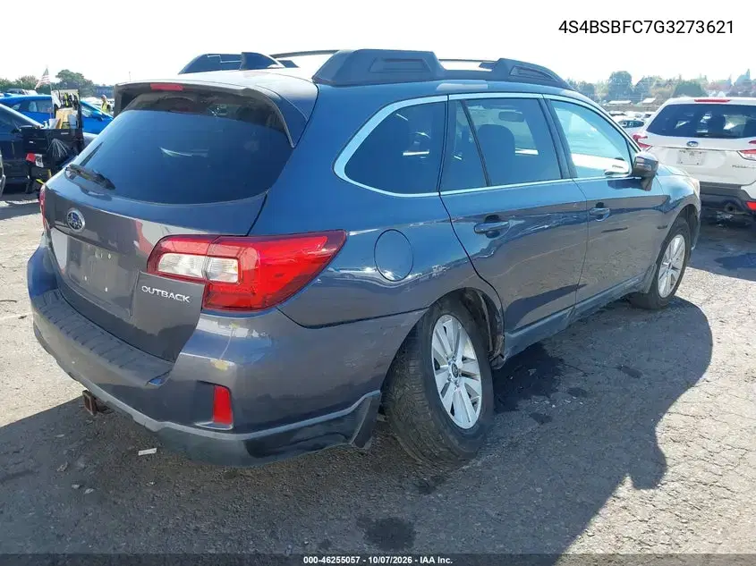 2016 Subaru Outback 2.5I Premium VIN 4S4BSBFC7G3273621 фото 5
