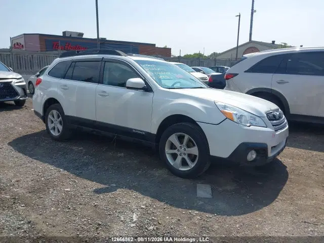 4S4BRGDC5E3214382 — 2014 Subaru Outback 2.5I Premium, Передняя часть, фото до ремонта