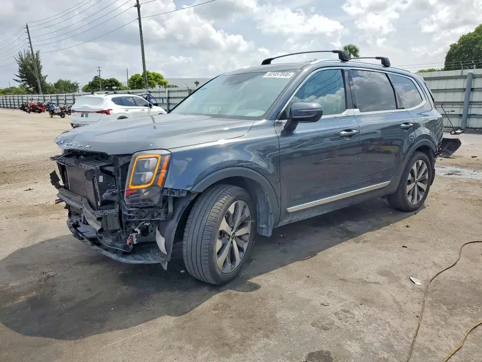 5XYP34HC0MG182455 — 2021 Kia Telluride, Задняя часть, фото до ремонта
