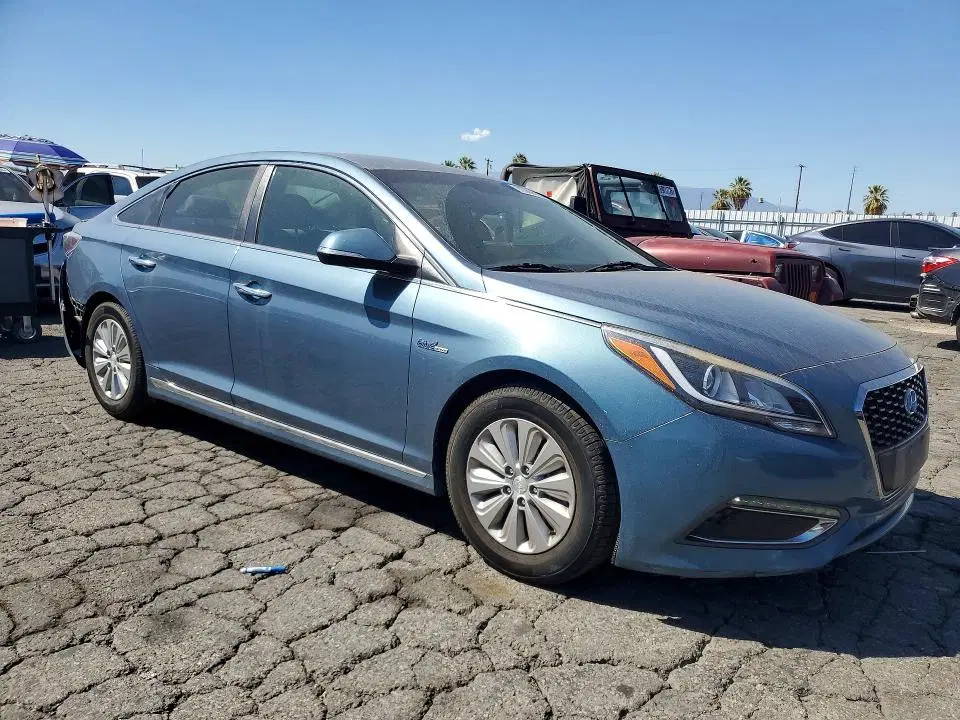 2016 Hyundai SONATA HYBRID VIN KMHE24L1XGA012295 фото 4
