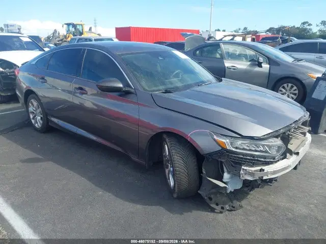 1HGCV1F1XJA086385 — 2018 Honda Accord LX, Передняя часть (Front End), фото до ремонта
