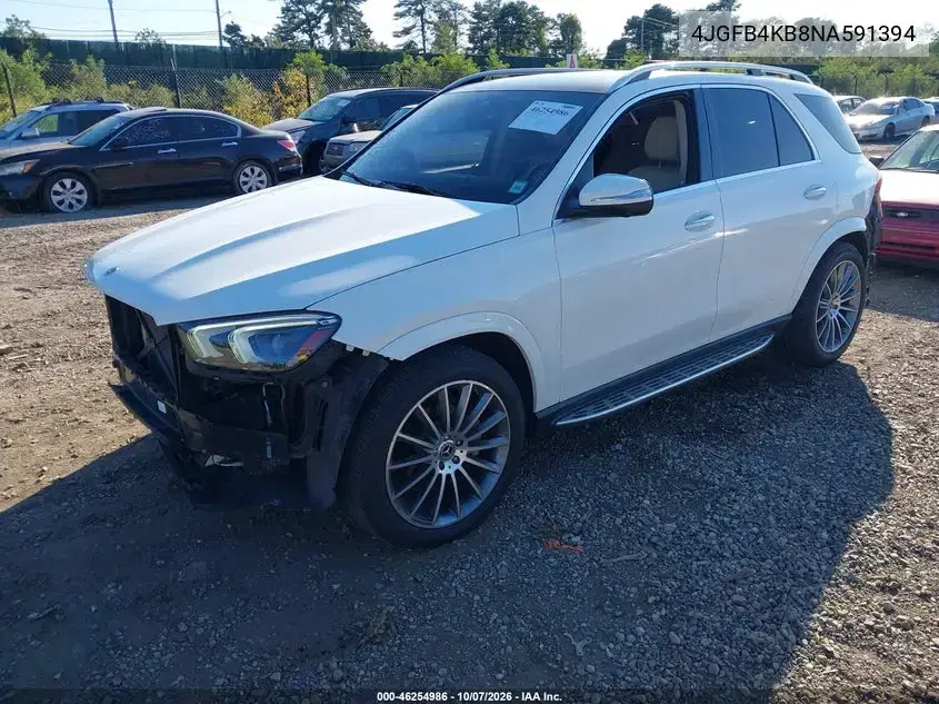 2022 Mercedes-Benz Gle 350 4Matic VIN 4JGFB4KB8NA591394 фото 3