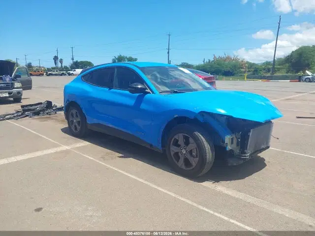 3FMTK1R41PMA87493 — 2023 Ford Mustang Mach-E Select, Передняя часть (Front End), фото до ремонта