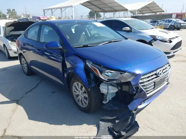 3KPC24A30KE059759 — 2019 Hyundai Accent SE, Передняя часть справа (Right Front), фото до ремонта