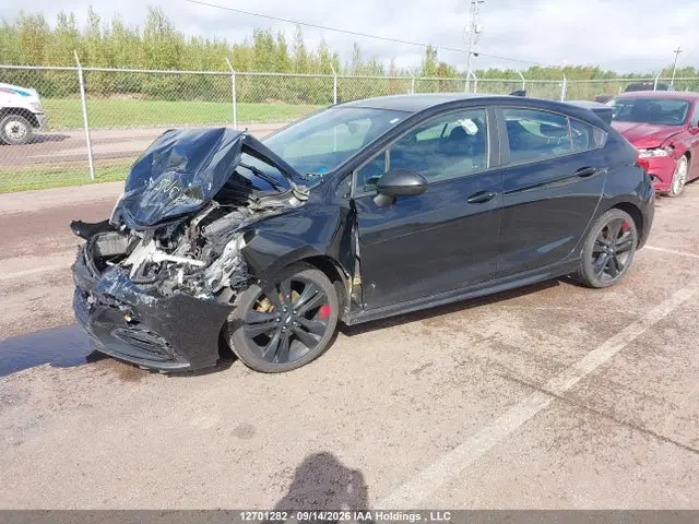 2018 Chevrolet CRUZE LT VIN 3G1BE6SM7JS614107 фото 2