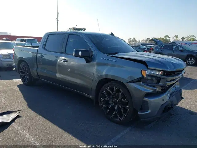 3GCPWDEDXLG127564 — 2020 Chevrolet Silverado 1500 Rst, Передняя часть (Front End), фото до ремонта
