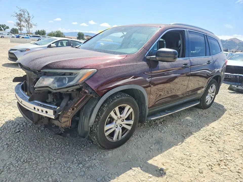 5FNYF6H14GB010396 — 2016 Honda Pilot, Передняя часть (Front End), фото до ремонта