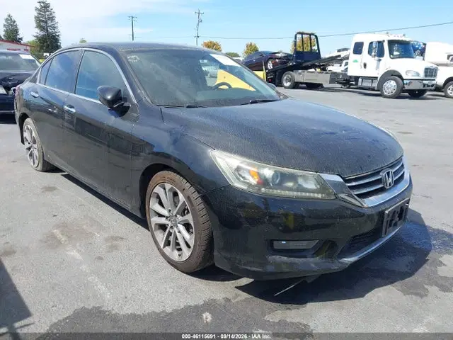 1HGCR2F52EA096864 — 2014 Honda Accord Sport, Левый бок (Left Side), фото до ремонта