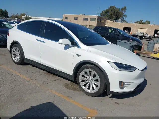 5YJXCBE20HF046095 — 2017 Tesla Model X 100D/75D/90D, Задняя часть (Rear), фото до ремонта