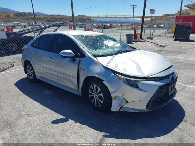 JTDEBRBE5LJ022507 — 2020 Toyota Corolla Hybrid LE, Опрокидывание, фото до ремонта