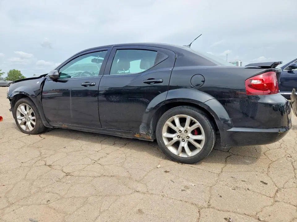 2012 DODGE AVENGER VIN 1C3CDZBG2CN116635 фото 2