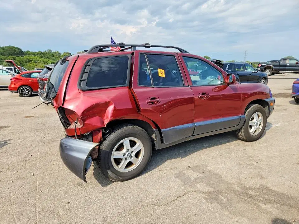 2004 HYUNDAI SANTA FE VIN KM8SC13E84U700078 фото 3