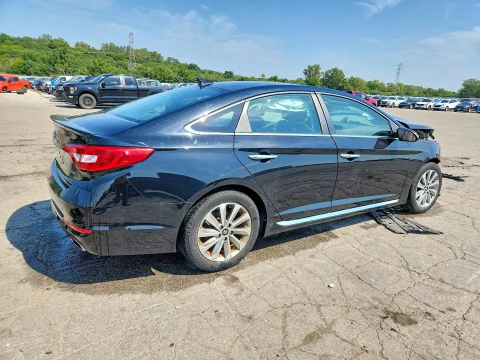 2017 HYUNDAI SONATA VIN 5NPE34AF9HH529887 фото 3