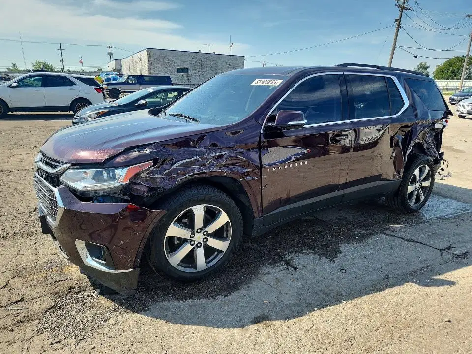 1GNERHKWXKJ122073 — 2019 Chevrolet Traverse, Задняя часть, фото до ремонта
