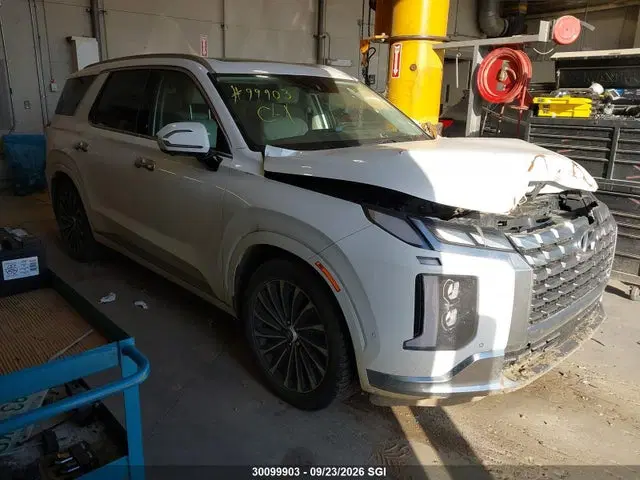 KM8R5DGEXPU580616 — 2023 Hyundai Palisade Limited, Передняя часть, фото до ремонта