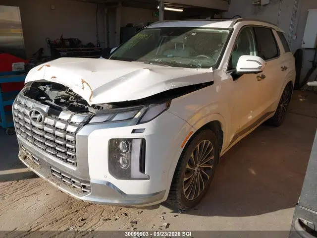 2023 Hyundai Palisade Limited VIN KM8R5DGEXPU580616 фото 2