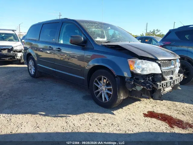 2C4RDGBG6GR337769 — 2016 Dodge Grand Caravan SE/SXT, Передняя часть, фото до ремонта