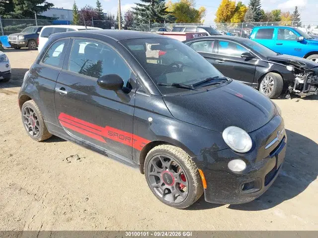 3C3CFFBR2ET194801 — 2014 Fiat 500 Sport, передняя часть, фото до ремонта