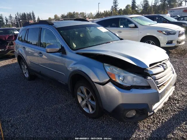 4S4BRBLC1E3268864 — 2014 Subaru Outback 2.5I Limited, передняя часть, фото до ремонта