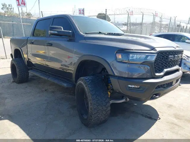 1C6SRFLP6SN699030 — 2025 RAM 1500 Rebel 4X4 5'7 Box, Левый бок (Left Side), фото до ремонта