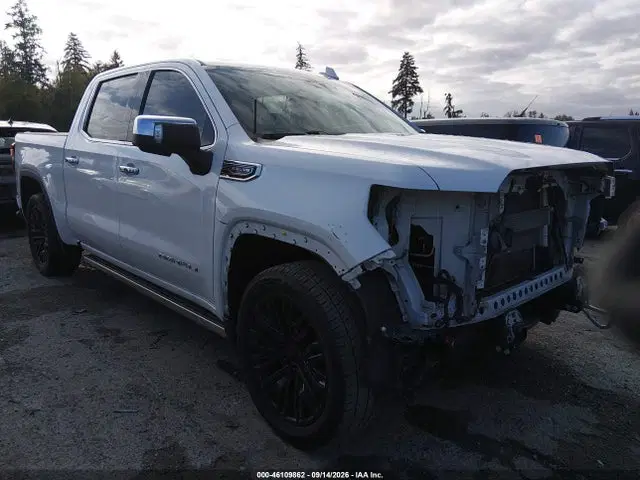 3GTU9FEL6NG204009 — 2022 GMC Sierra 1500 Limited 4WD Short Box Denali, Передняя часть, фото до ремонта