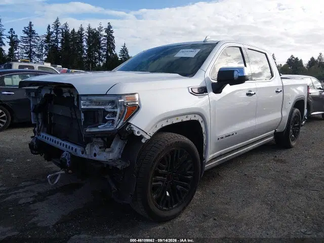 2022 GMC Sierra 1500 Limited 4wd Short Box Denali VIN 3GTU9FEL6NG204009 фото 2