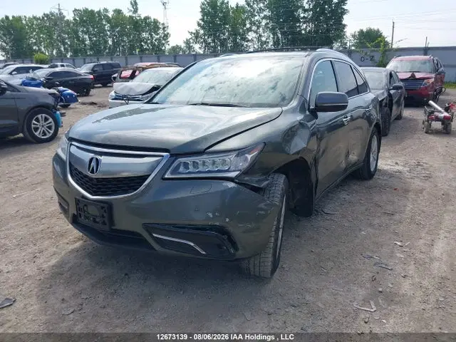2016 Acura Mdx Elite VIN 5FRYD4H88GB503813 фото 2