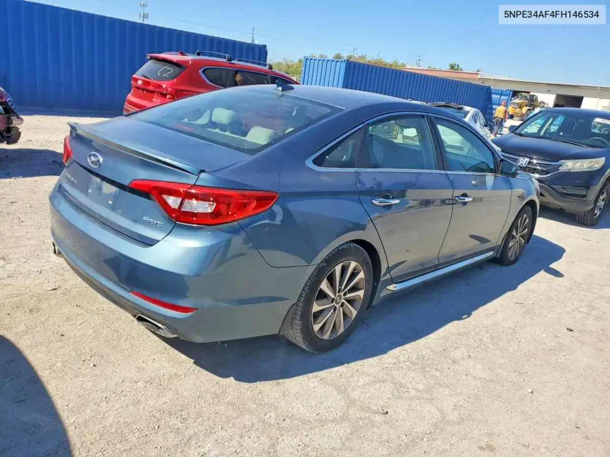 2015 Hyundai Sonata Sport VIN 5NPE34AF4FH146534 фото 3