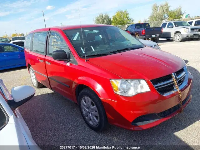 2C4RDGBGXGR136229 — 2016 Dodge Grand Caravan Cvp, Град, фото до ремонта