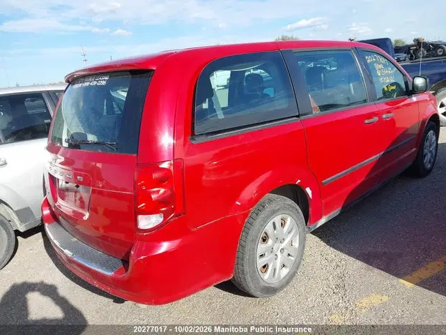 2016 Dodge Grand Caravan Cvp VIN 2C4RDGBGXGR136229 фото 4