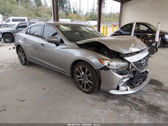 JM1GJ1W54E1109969 — 2014 Mazda MAZDA6 I Grand Touring, Передняя часть, фото до ремонта