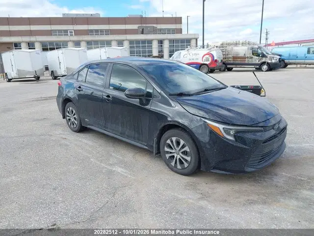 JTDBDMHE4P3001343 — 2023 Toyota Corolla LE/SE/Night Shade, Задняя часть, фото до ремонта